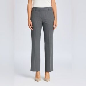 Theory Women’s Max C Tailor Wide Leg Flare Pinstripe Pants Size 6 EUC